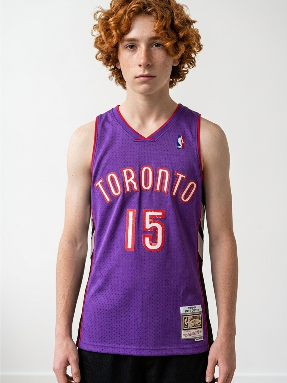 Mitchell & Ness Toronto Purple Basketball Jersey #15 Carter